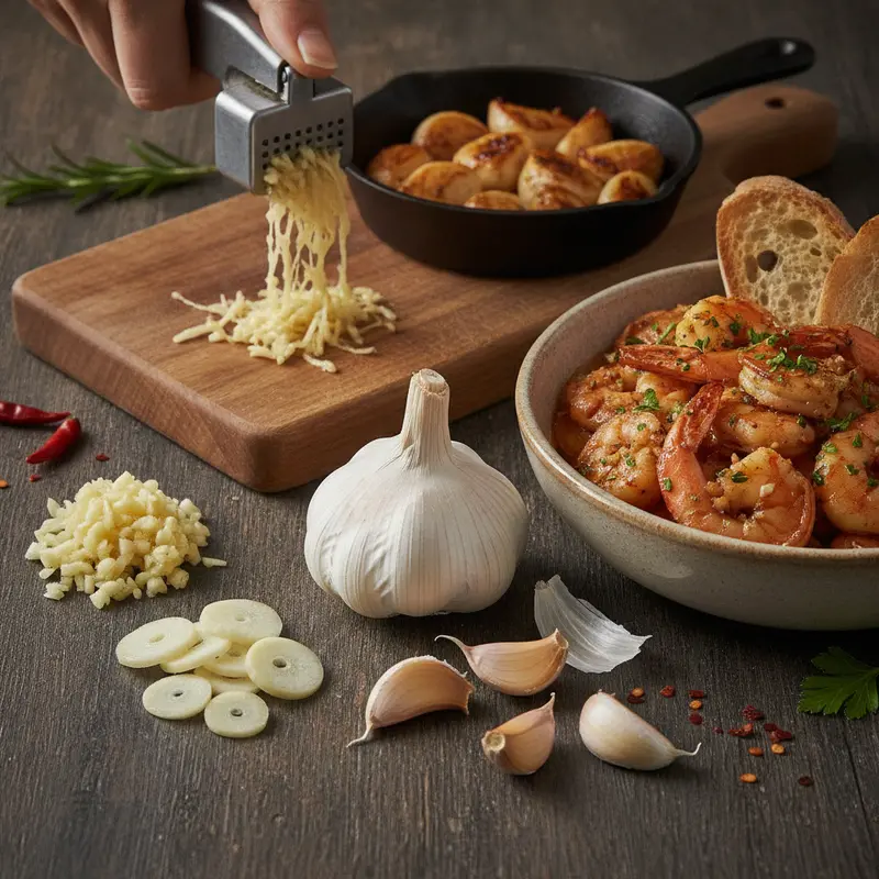 Knoblauch: Des Kochs bester Freund — Techniken & Rezepte