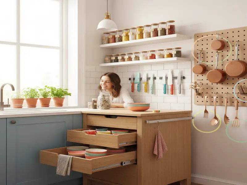 Kitchen Organization: Small Space, Big Results