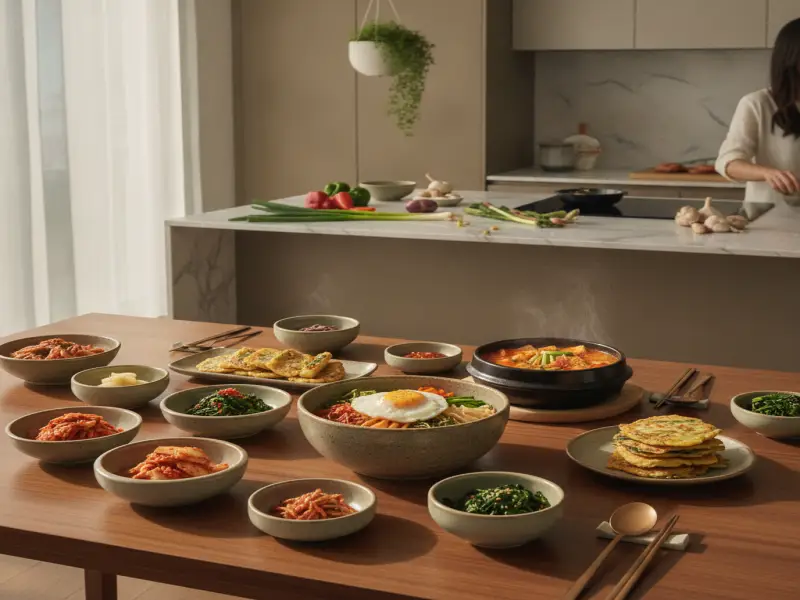 Koreanisches Essen zu Hause: Grundlegende Zutaten & Techniken