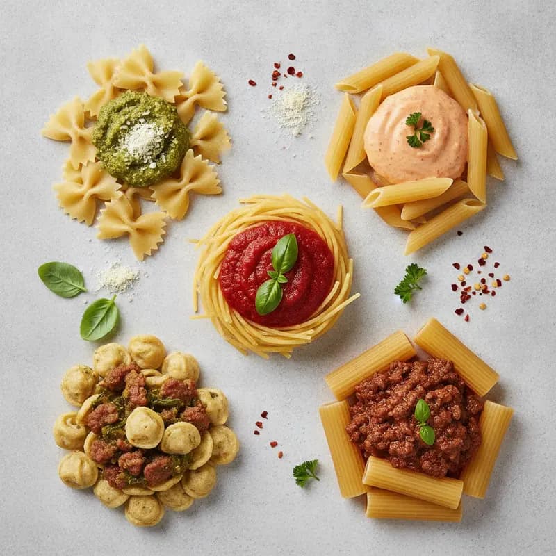 Pasta-Formen-Guide: Welche Form passt zu welcher Sauce