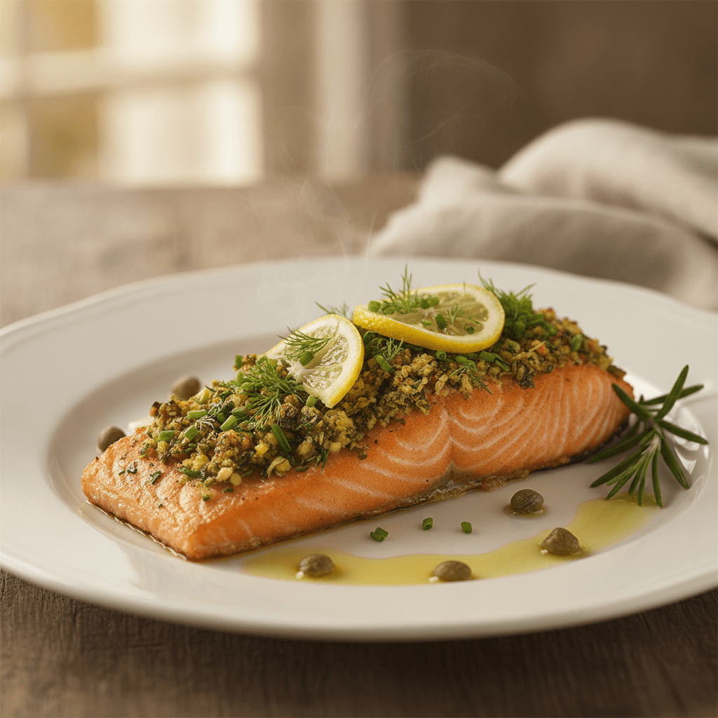 Lachs aus der Luftfritteuse