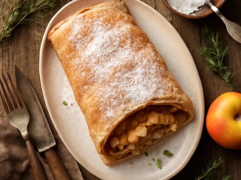 Klassischer Apfelstrudel