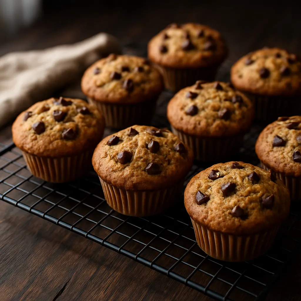Bakery-Style Banana Muffins