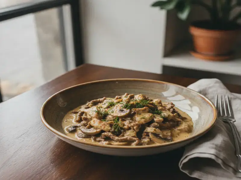 Beef Stroganoff