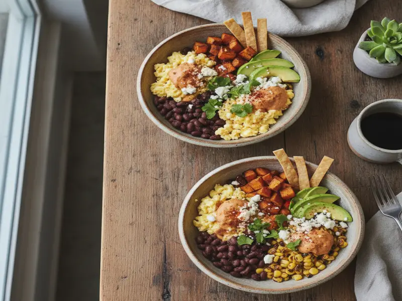 Frühstücks-Burrito-Bowls