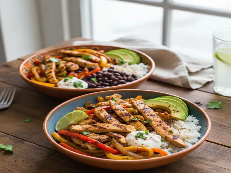 Chicken Fajita Bowls