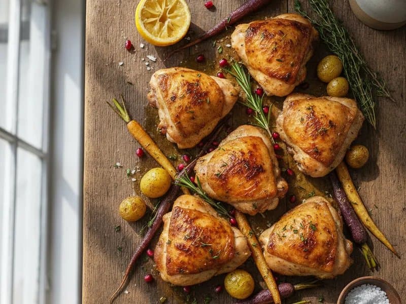 Oven-Baked Chicken Thighs Recipe