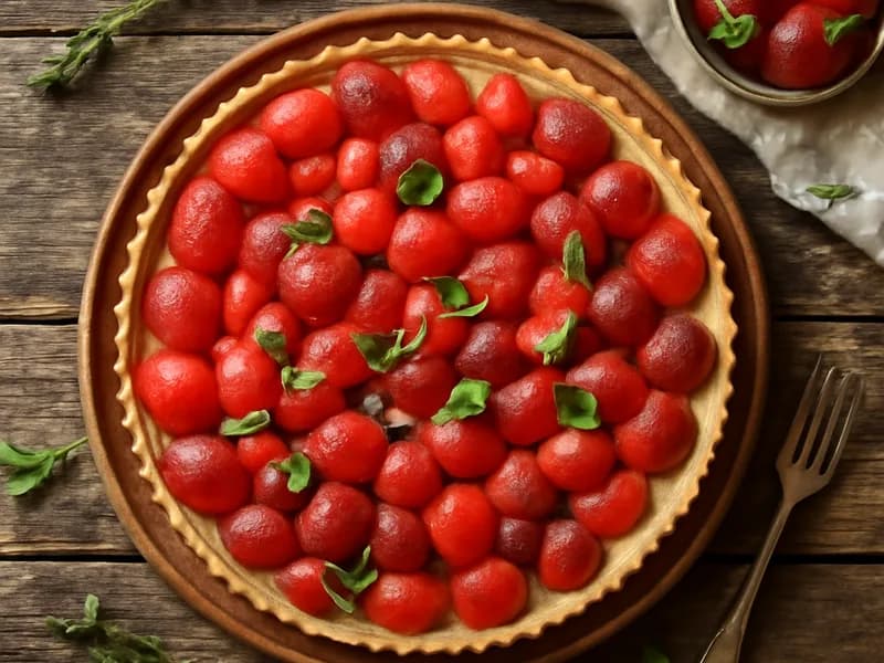 Erdbeerkuchen
