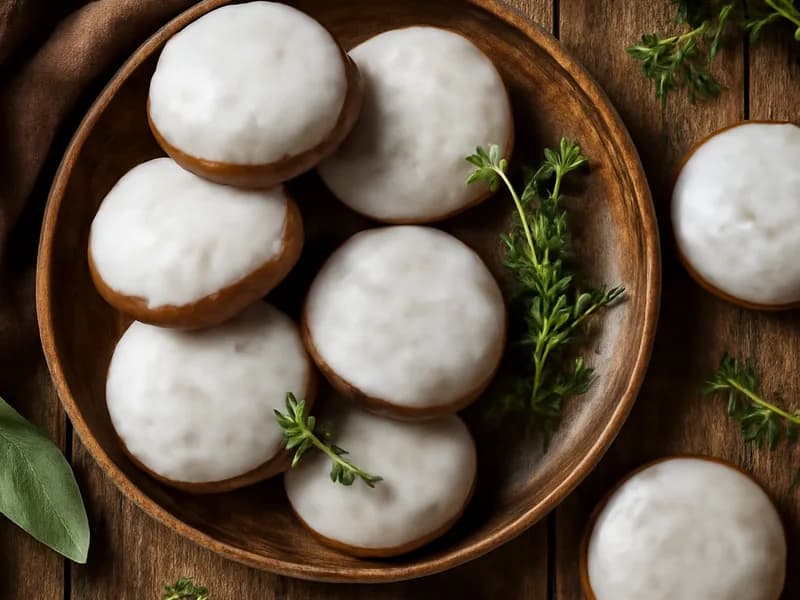 Weiche Lebkuchen mit Glasur