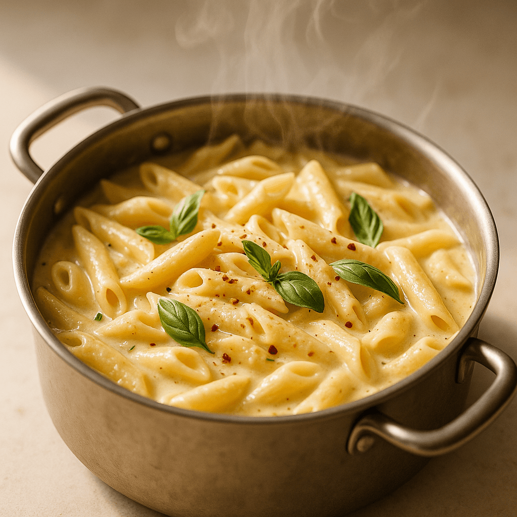 One Pot Creamy Garlic Pasta