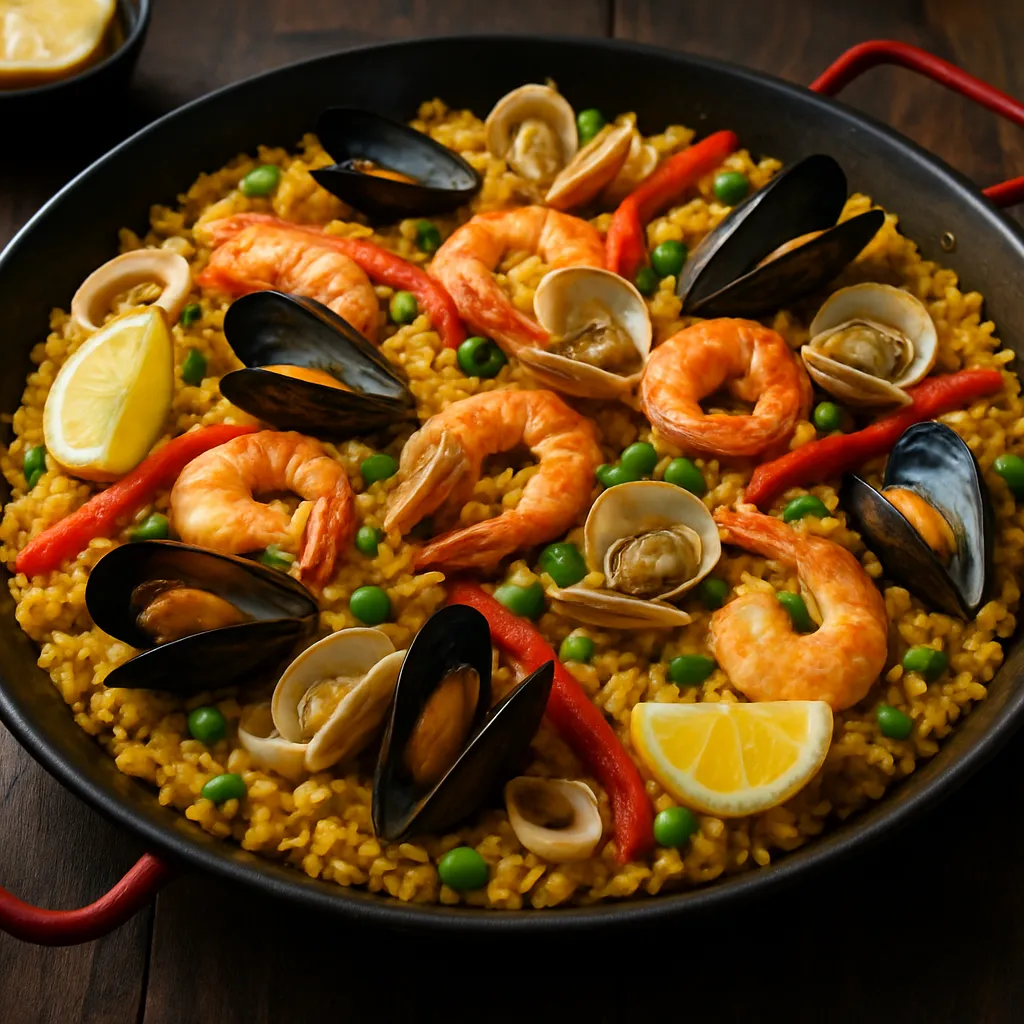 Saffron Seafood Paella