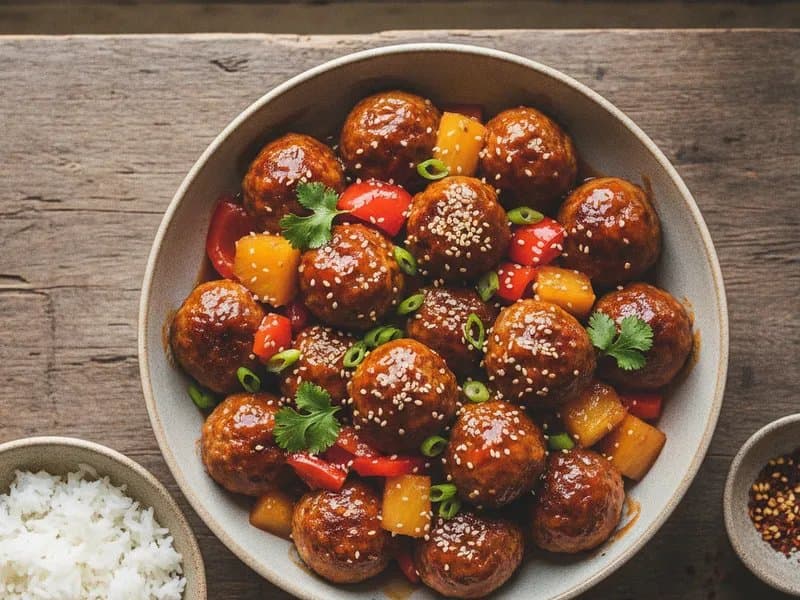 Sweet and Sour Meatballs Recipe