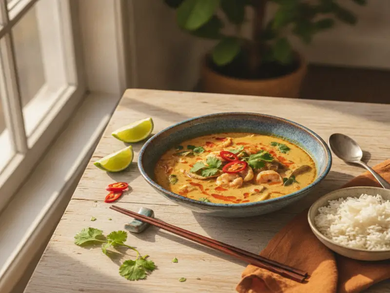 Thai Kokosnuss-Curry-Suppe