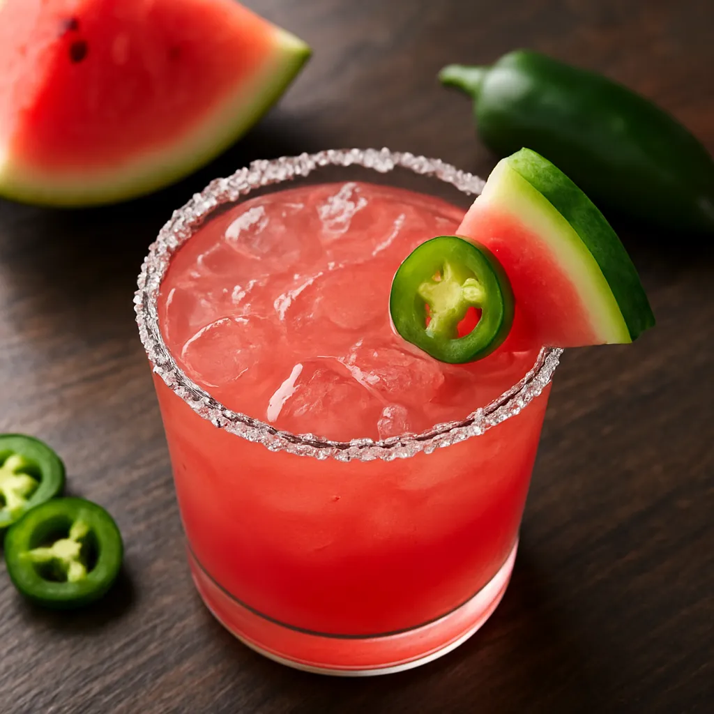 Watermelon Jalapeño Margarita