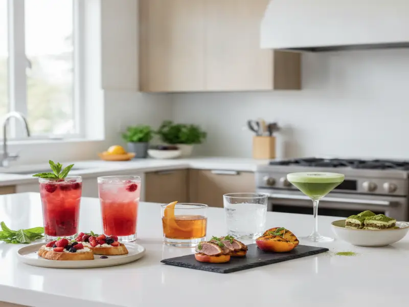 Cocktail & Mocktail Pairings for Every Course