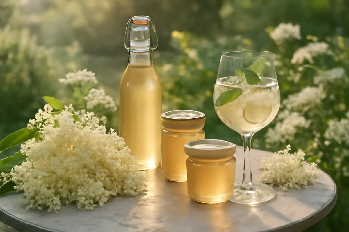 Elderflower Season: How to Make Syrup, Jelly, and More from Holunderblüten