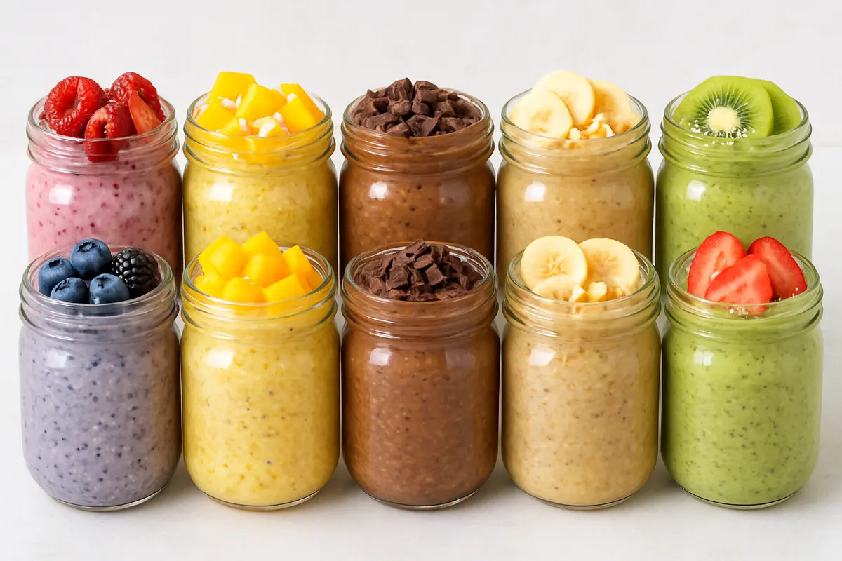 Overnight Oats: 10 Geschmackskombinationen, die du lieben wirst