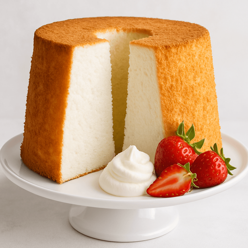 Angel Food Cake – Leicht, luftig und fettfrei Rezept