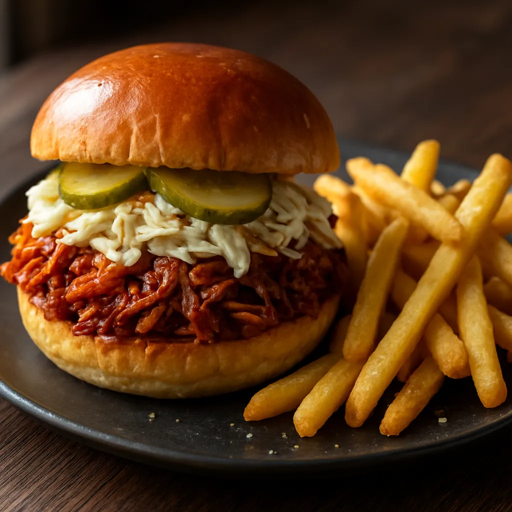 BBQ Pulled Chicken Sandwiches