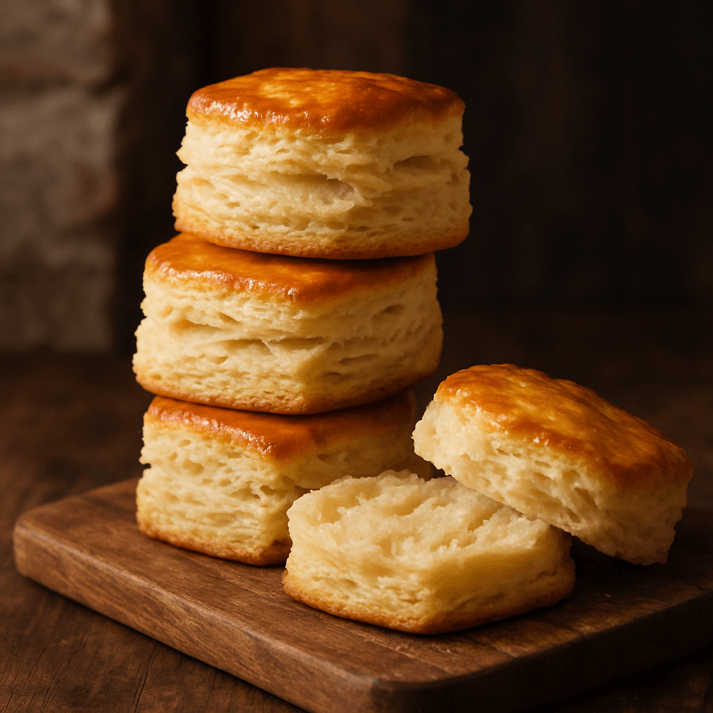 Flaky Buttermilk Biscuits – Tall, Tender & Buttery Recipe