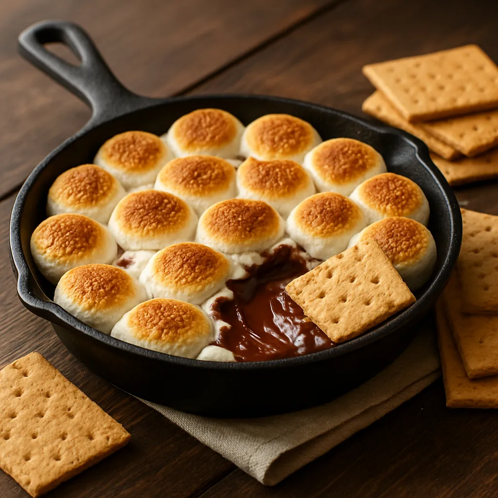 Campfire S'mores Skillet Dip