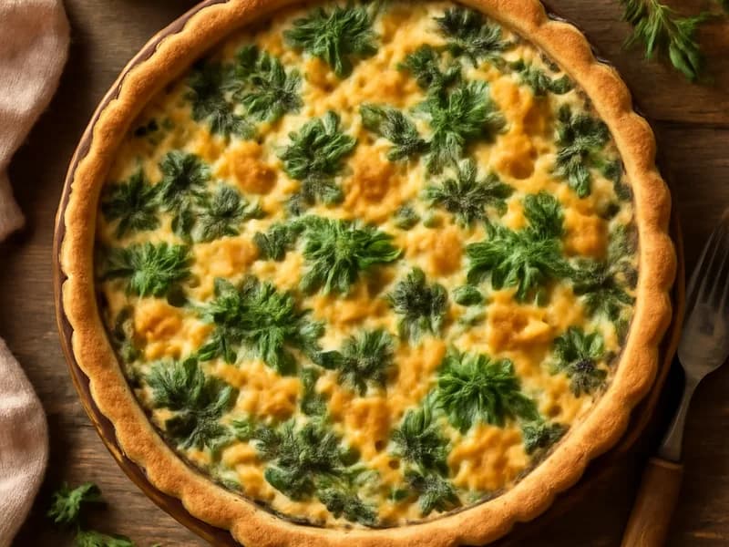 Käse-Spinat-Quiche