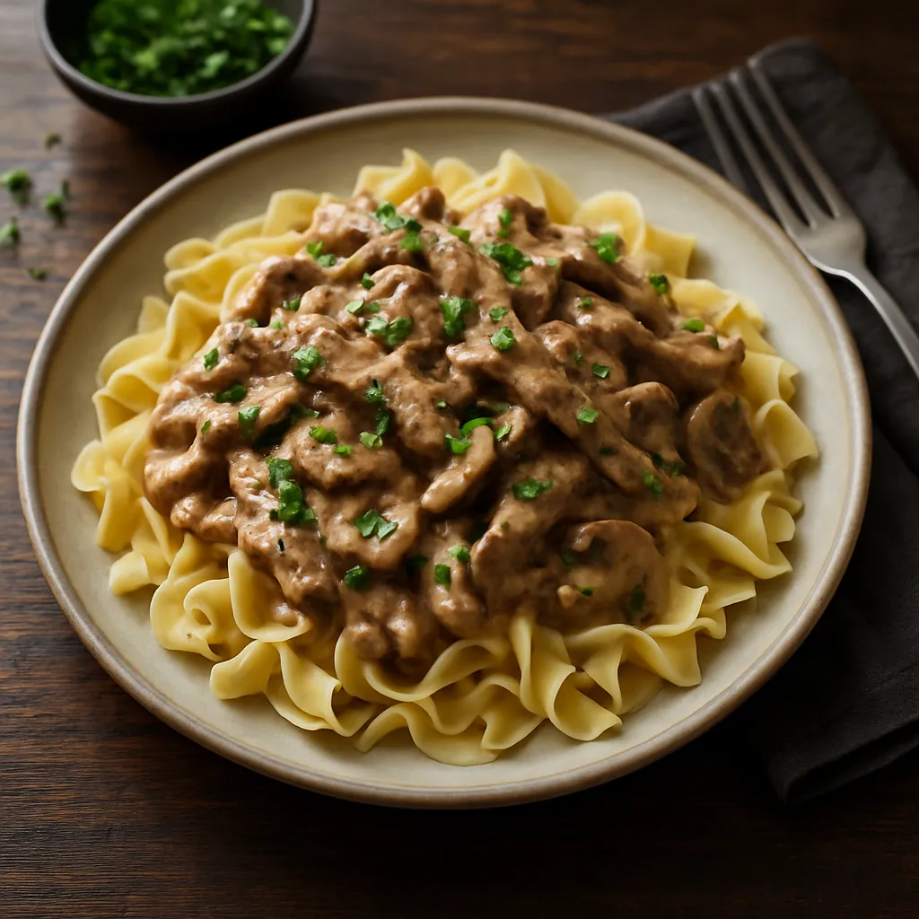 Classic Beef Stroganoff
