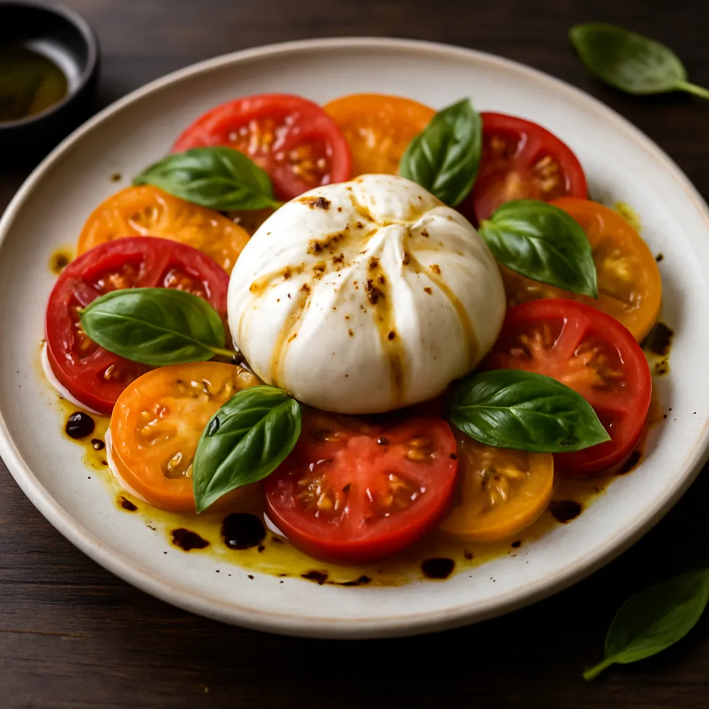 Creamy Burrata Caprese