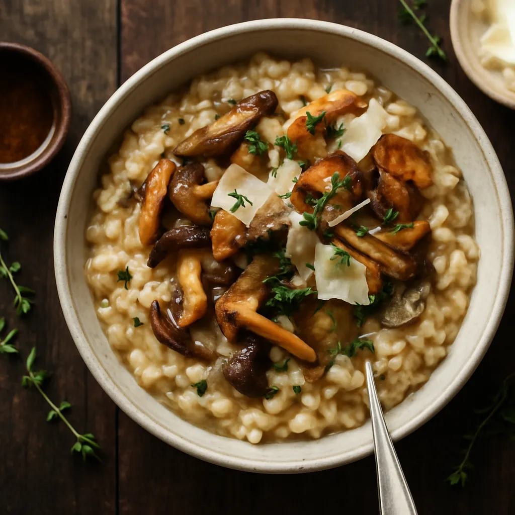 Creamy Mushroom Risotto