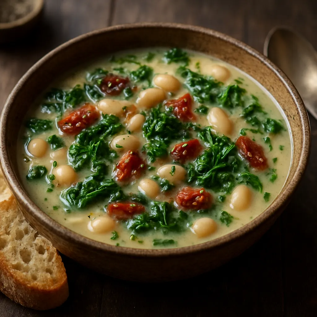 Creamy Tuscan White Bean Soup