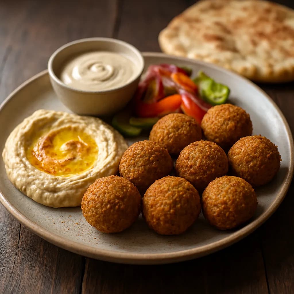 Crispy Baked Falafel