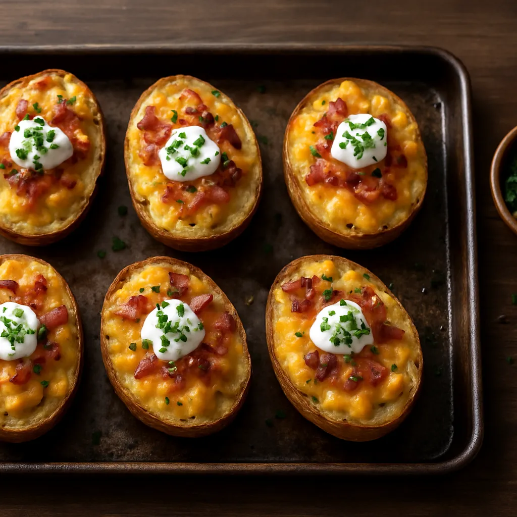 Crispy Twice-Baked Potatoes