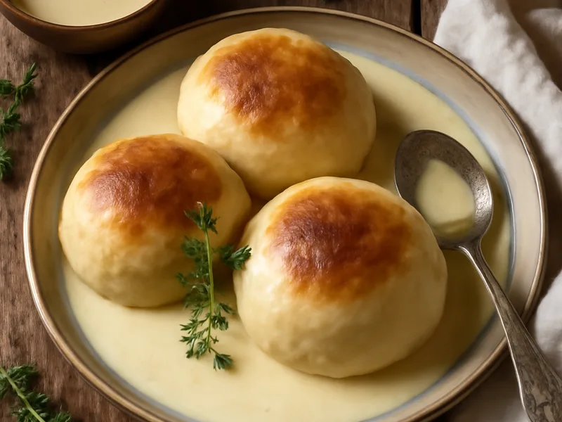 Dampfnudeln mit Vanillesauce