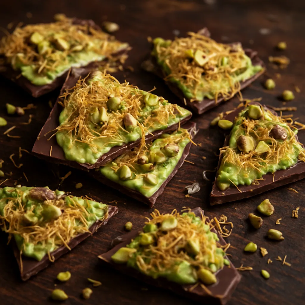 Dubai Chocolate Pistachio Bark
