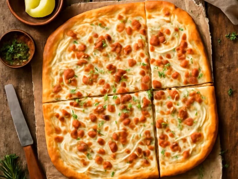 Flammkuchen nach Elsässer Art