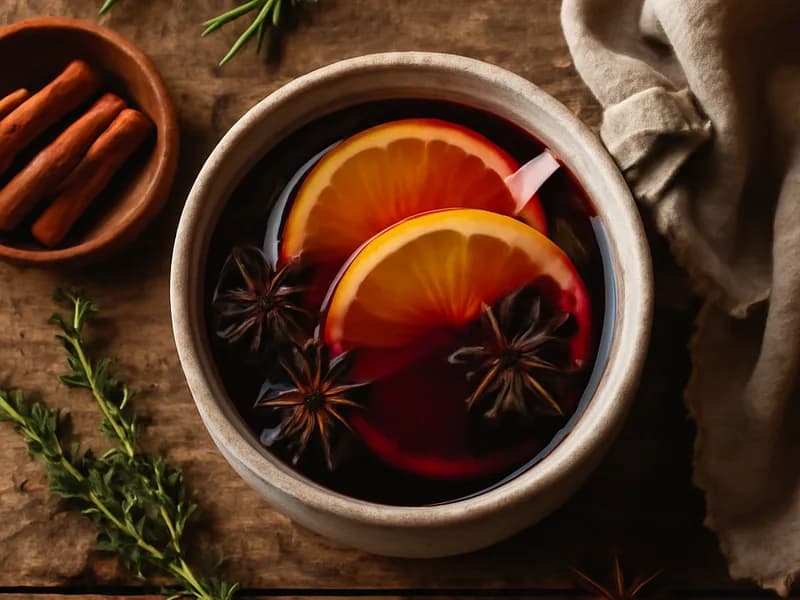 Homemade Mulled Wine (Glühwein)