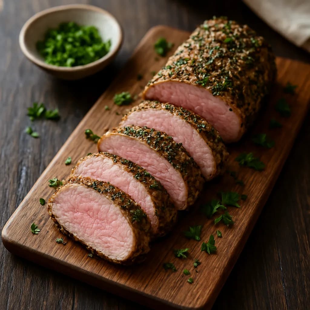 Herb-Crusted Pork Tenderloin