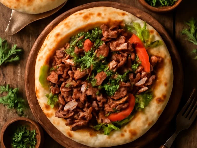 Homemade Döner Kebab mit Fladenbrot