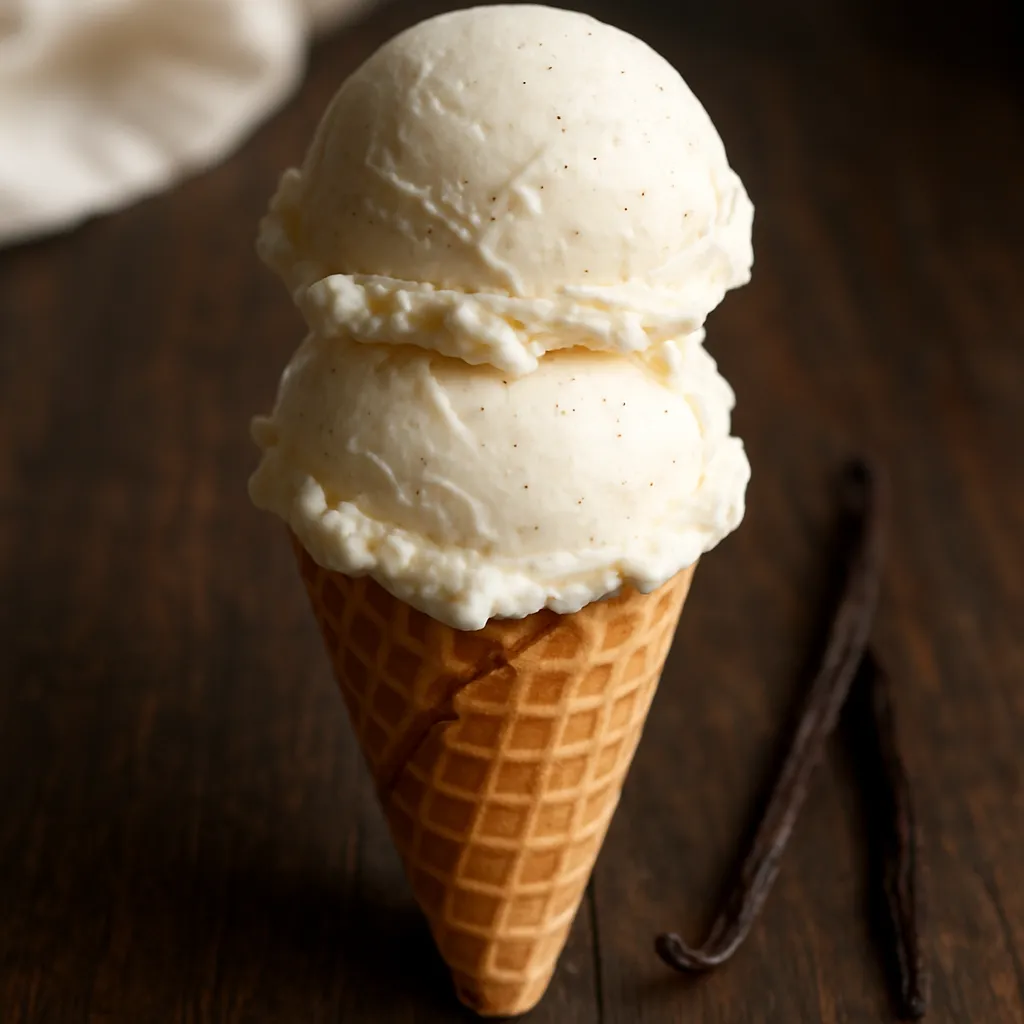 Homemade Vanilla Ice Cream