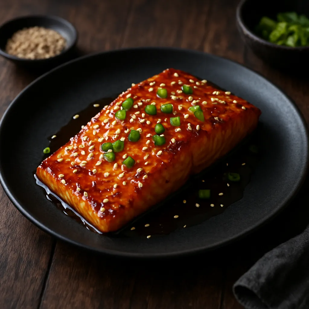 Honey Garlic Glazed Salmon