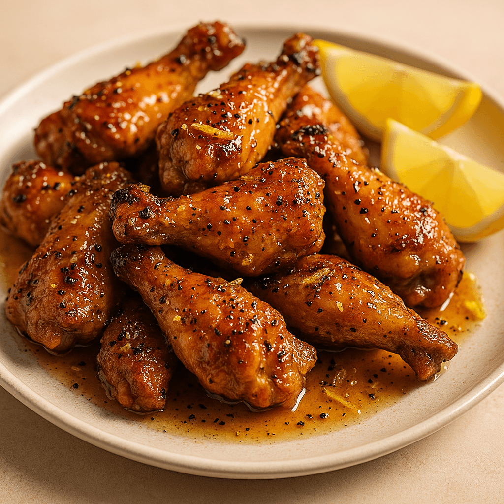 Honey Lemon Pepper Wings