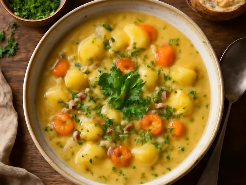 Klassische Kartoffelsuppe