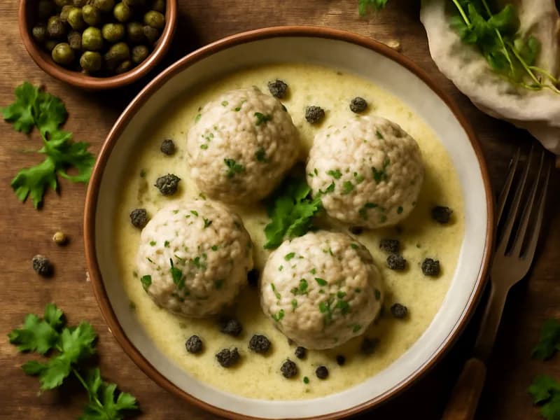 Königsberger Klopse in Kapernsauce