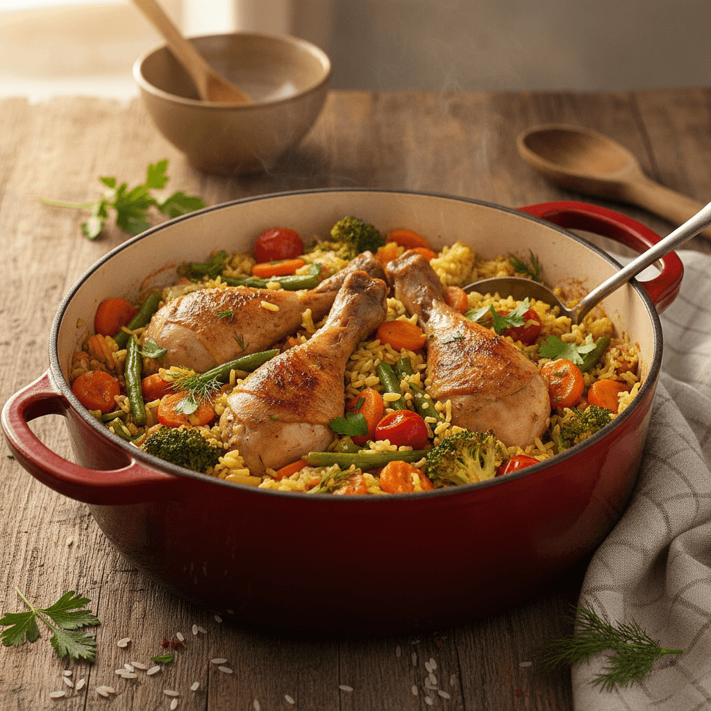One-Pot Chicken and Rice