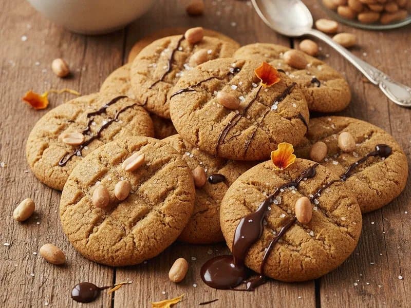 Erdnussbutterkekse