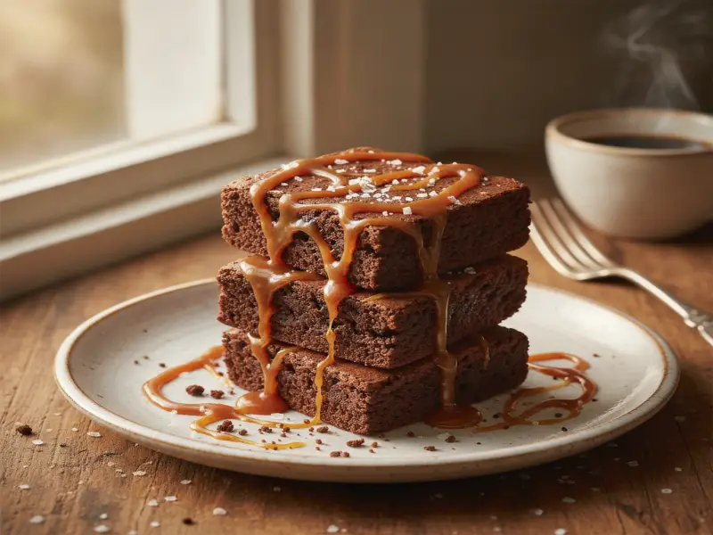 Salzkaramell-Brownies