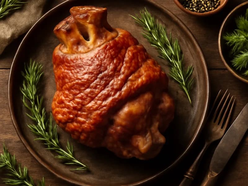 Knusprige Schweinshaxe