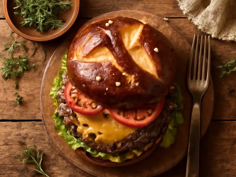 Smash Brezel-Burger