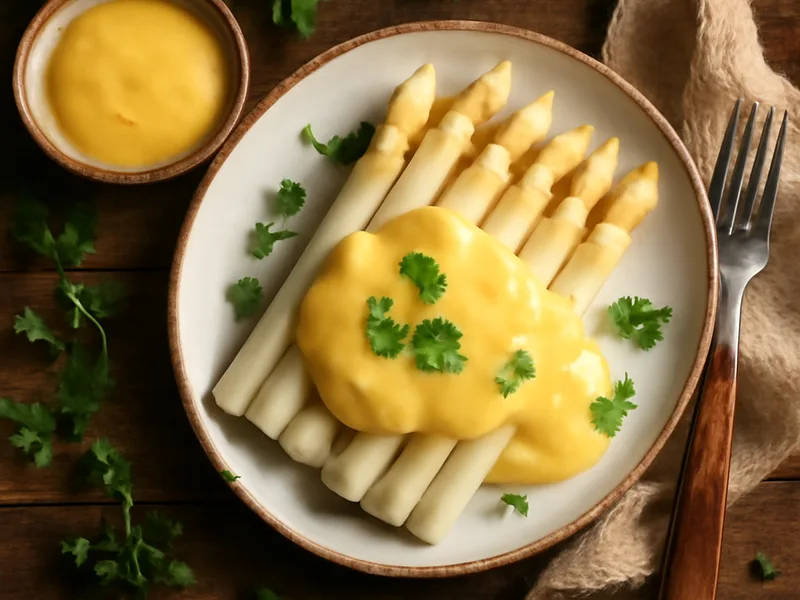 Spargel mit Hollandaise
