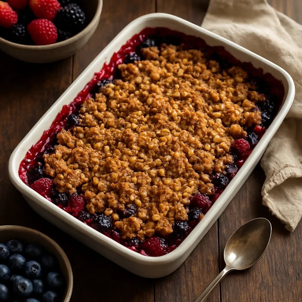 Summer Berry Crumble